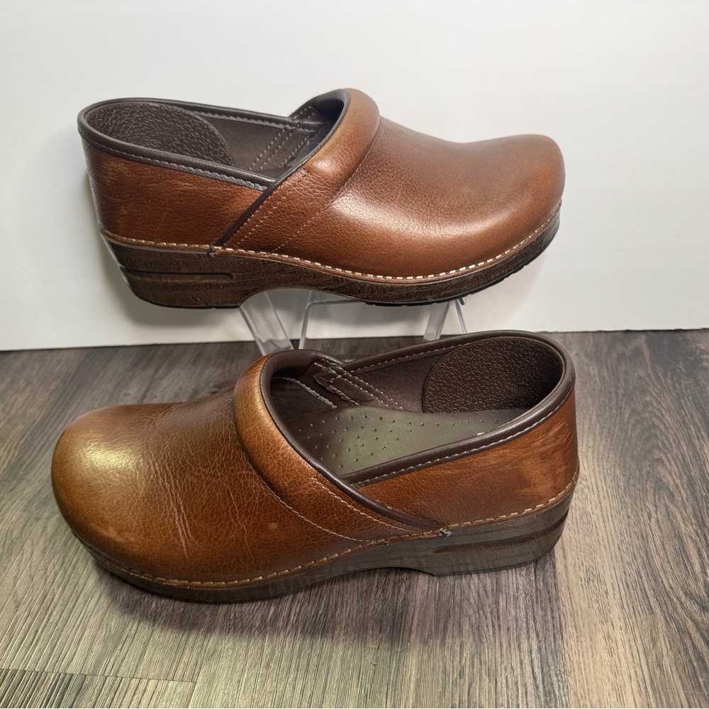 🔥Dansko Professional Brown Leather Clogs Women’s EU 41 US 10.5-11 Comfort Shoes